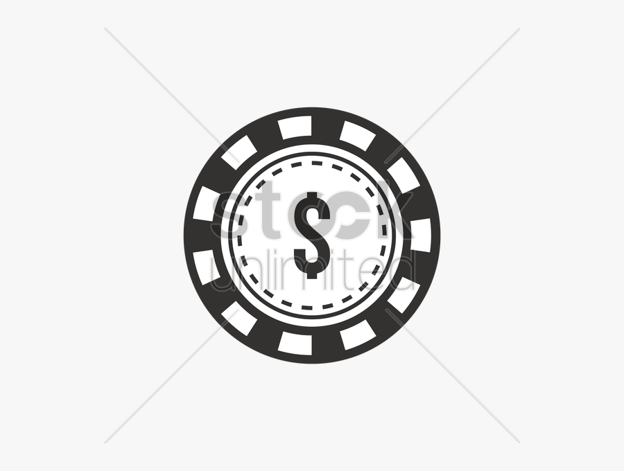 Casino Dollar Chip Vector Graphic - Ugelli Per Getti D Acqua, Transparent Clipart
