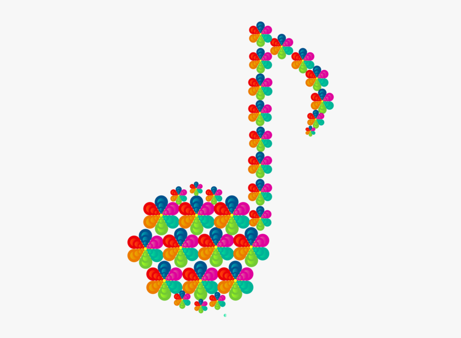 Heart,art,area - Clipart Colorful Musical Symbols, Transparent Clipart