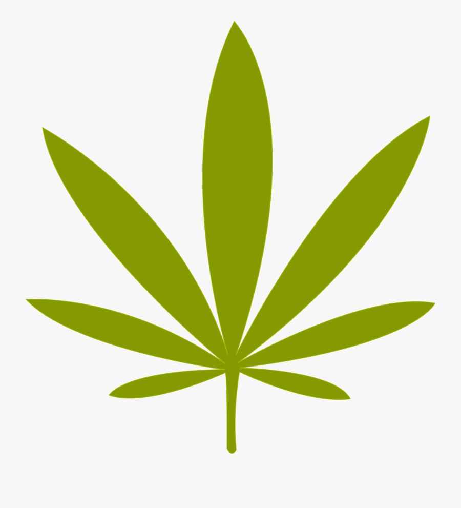 Weed Leaf Png File Simple Marijuana Leaf - Marijuana Leaf Png, Transparent Clipart