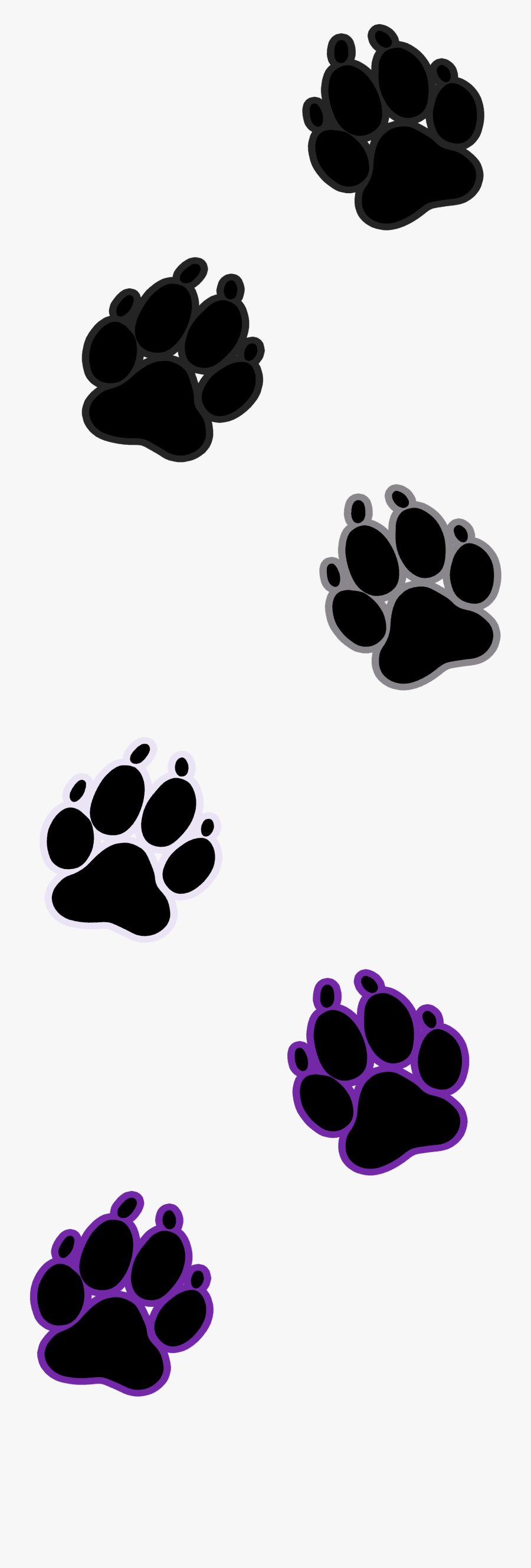 Transparent Dog Paw Outline Clipart - Transparent Background Paw Print Heart Transparent, Transparent Clipart