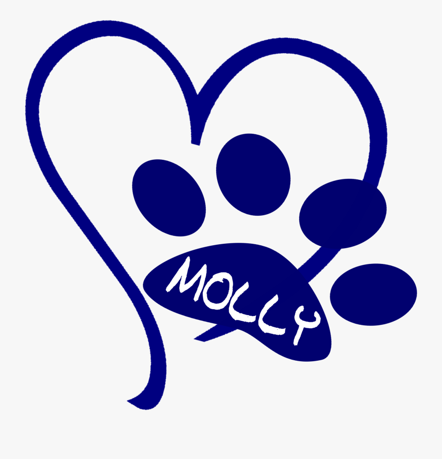 Personalised Paw Car Window Sticker, Car Dog Cat Name, Transparent Clipart