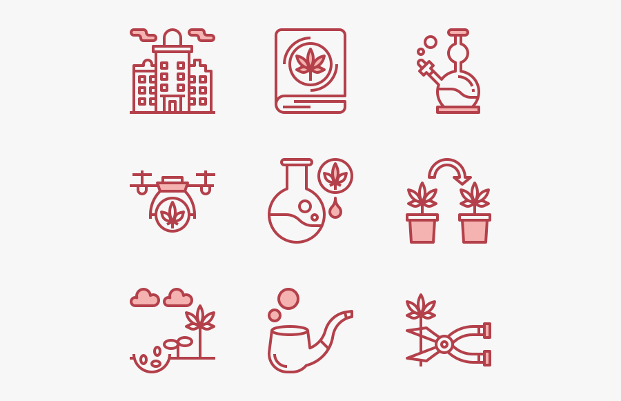 Marijuana - Icon, Transparent Clipart