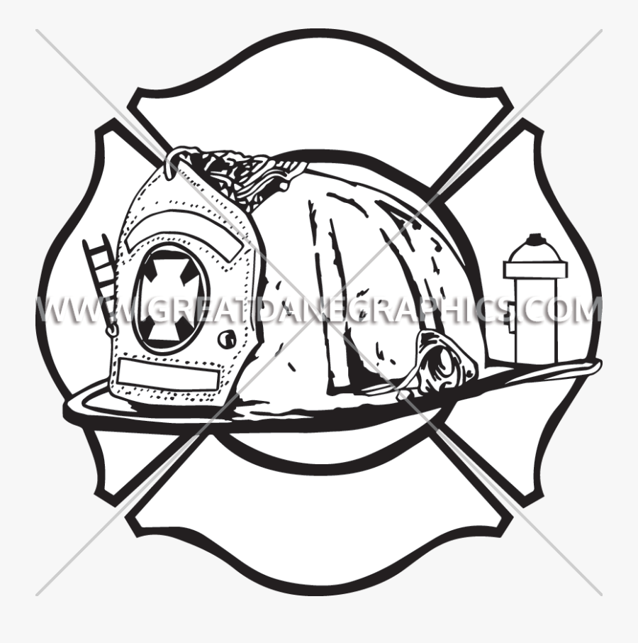 Transparent Firefighter Clipart - Blank Maltese Cross Clip Art, Transparent Clipart