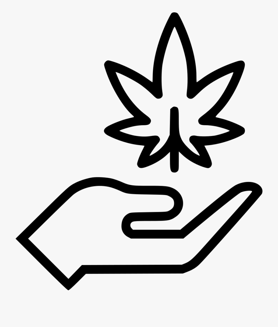 Hand Marijuana Weed Pot - Rain Water Harvesting Icon, Transparent Clipart