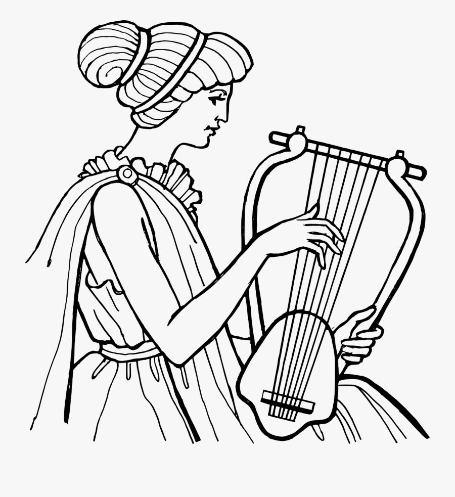 Lyre Musical Instrument Svg Clip Arts - Lira Instrument, Transparent Clipart