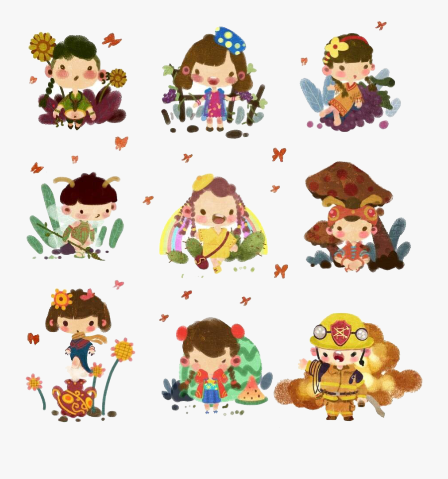 Children Cartoon Illustration Child Png Download Free - Cartoon, Transparent Clipart