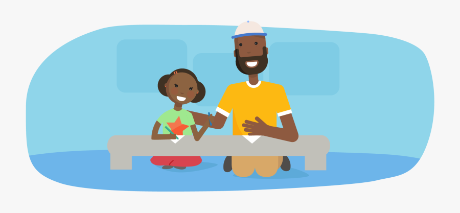 Family Clipart Children - Cartoon, Transparent Clipart