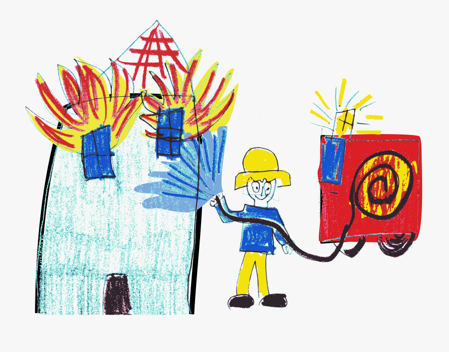 Firefighter Silhouette Clip Art, Transparent Clipart