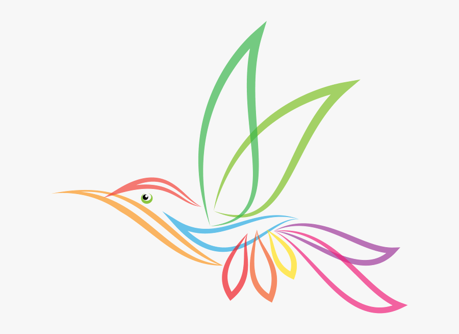 Abstract Hummingbird, Transparent Clipart