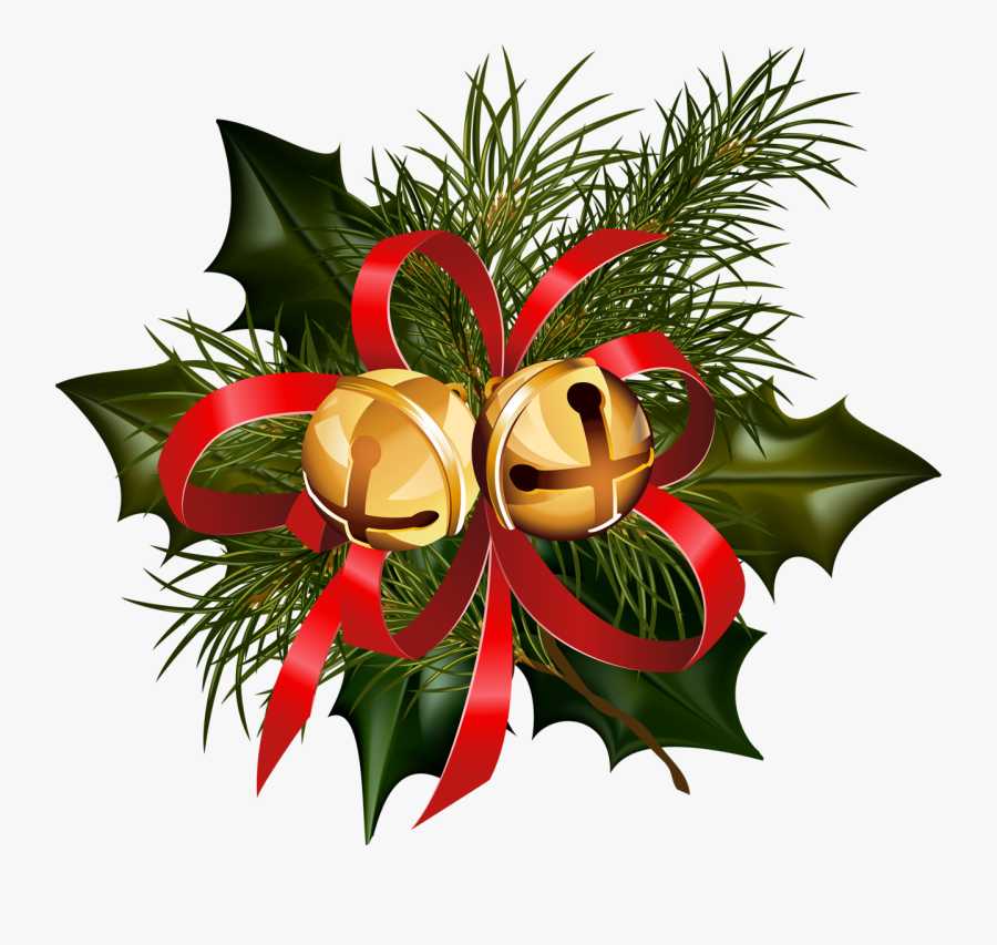 Poinsettias Clipart Vintage Christmas Candle - Christmas Wreaths Images Transparent, Transparent Clipart