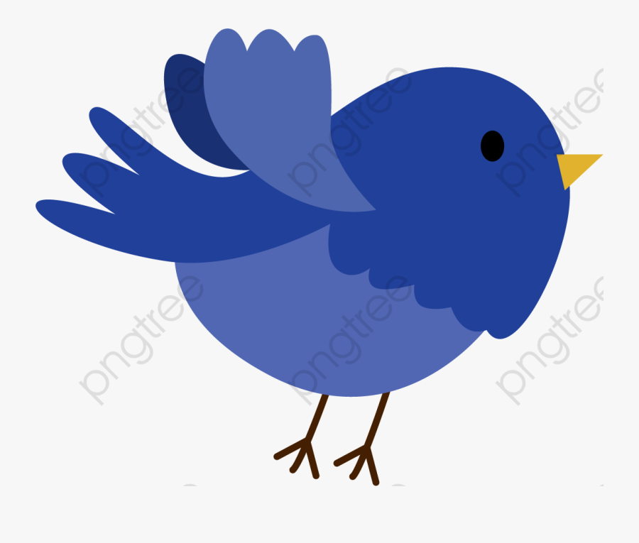 Flying The Blue Bird - Pajaro Animado Png, Transparent Clipart