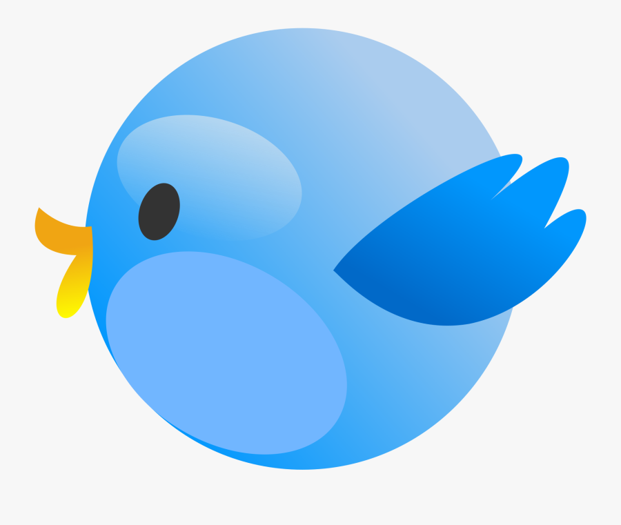 Birds Flying Clipart - Bird Twitter Blue Clipart, Transparent Clipart