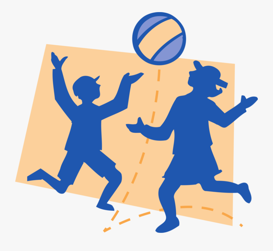 Children Playing - Games Clipart Black And White, Transparent Clipart