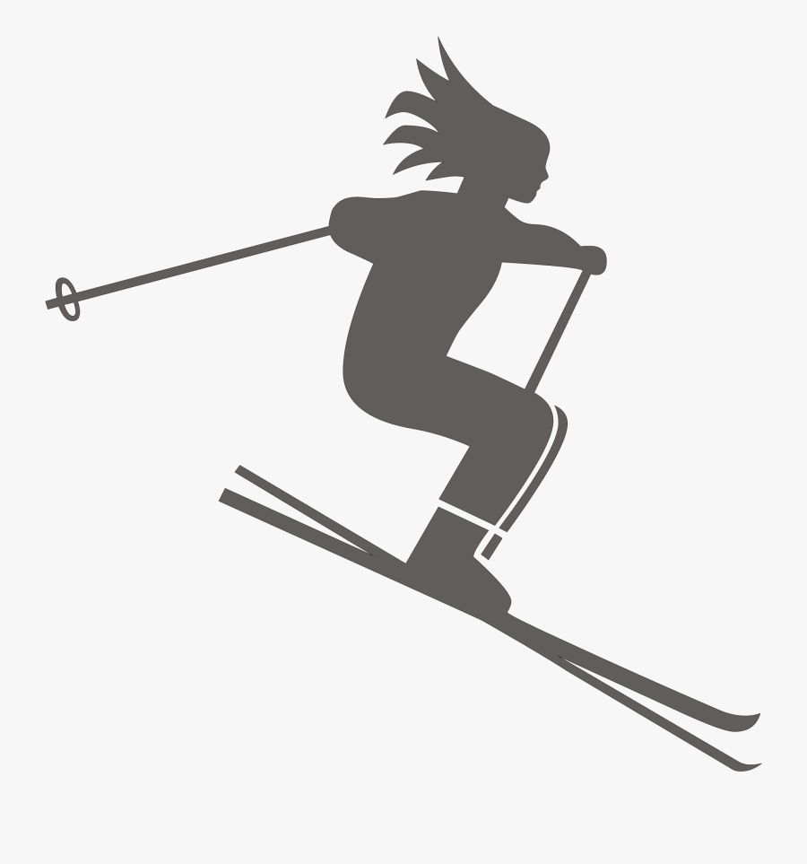 Skiing Png Image Freeuse Download - Skiing Transparent, Transparent Clipart