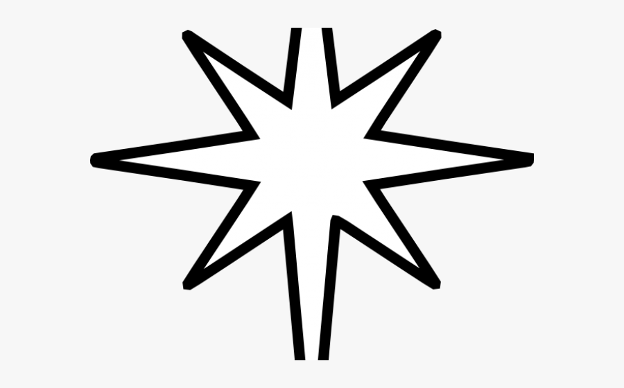 Transparent Falling Stars Png - Cartoon Christmas Star Of Bethlehem, Transparent Clipart