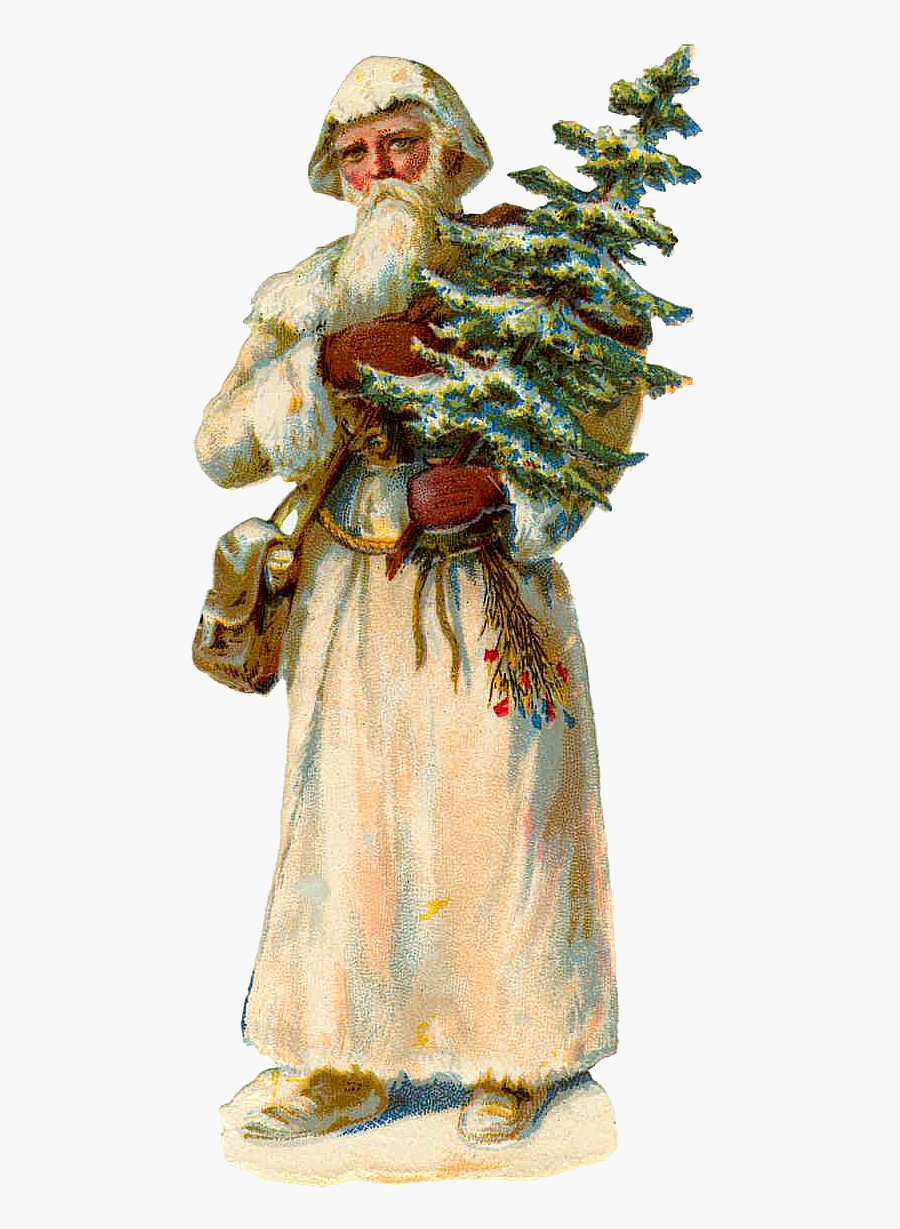 Transparent Victorian Christmas Clipart - Victorian Santa Clip Art, Transparent Clipart