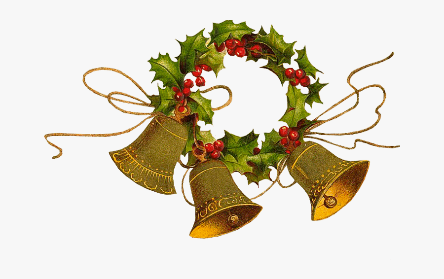 Jingle Bells Vintage Transparent Png - Christmas Jingle Bells Png, Transparent Clipart