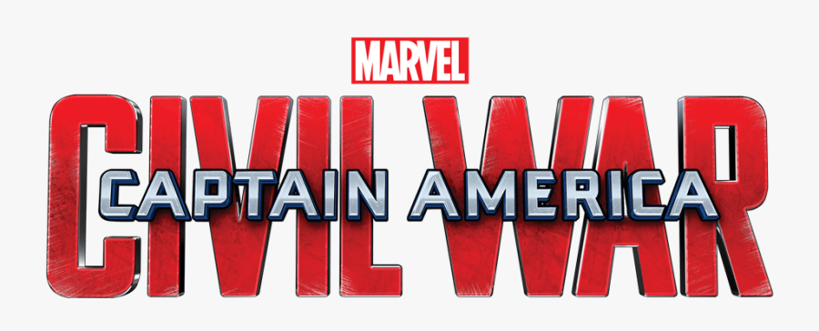 Captain America Civil War Logo - Captain America Civil War Word, Transparent Clipart