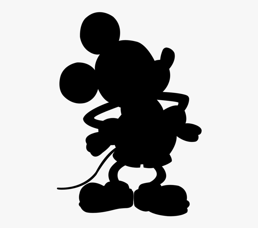Mickey Mouse Para Recortar - High Resolution Mickey Mouse Silhouette, Transparent Clipart