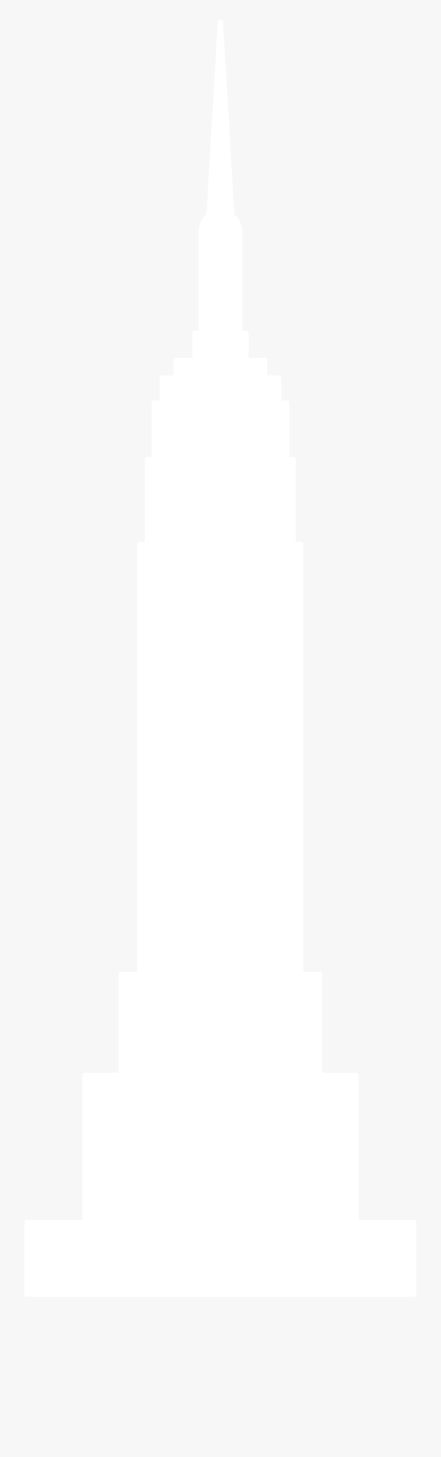 Empire State Building Silhouette By Paperlightbox - Empire State Building Silhouette Vector, Transparent Clipart