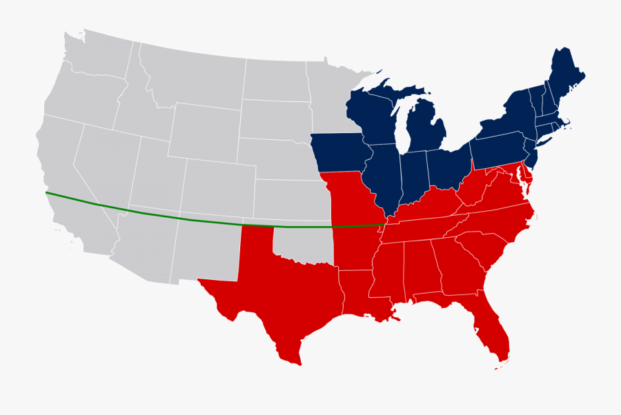 Missouri Compromise Line, Transparent Clipart