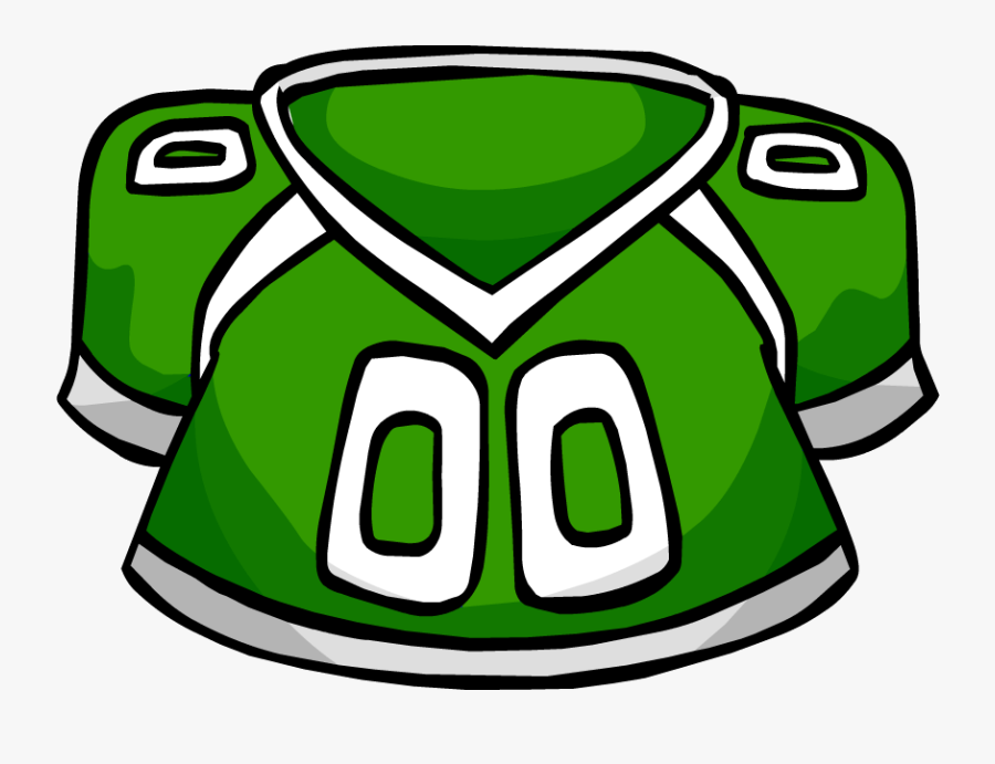 Green Football Jersey - Green Football Jersey Clipart, Transparent Clipart