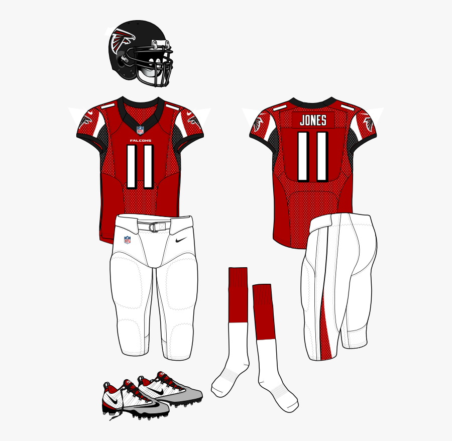 Transparent Football Jersey Clipart - Nike Football Uniform Design Template, Transparent Clipart