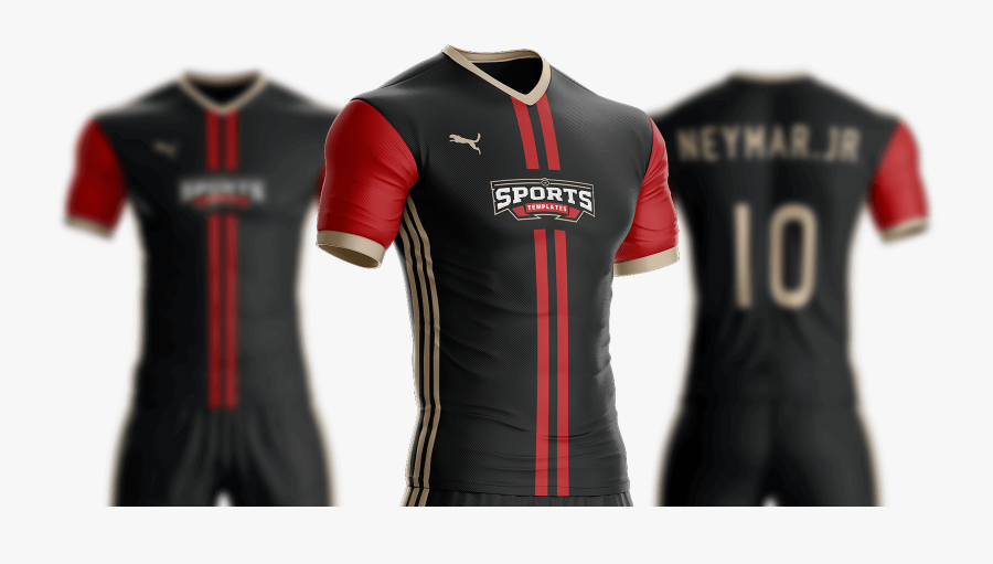 Transparent Football Jersey Clipart - Goal Soccer Kit Template, Transparent Clipart