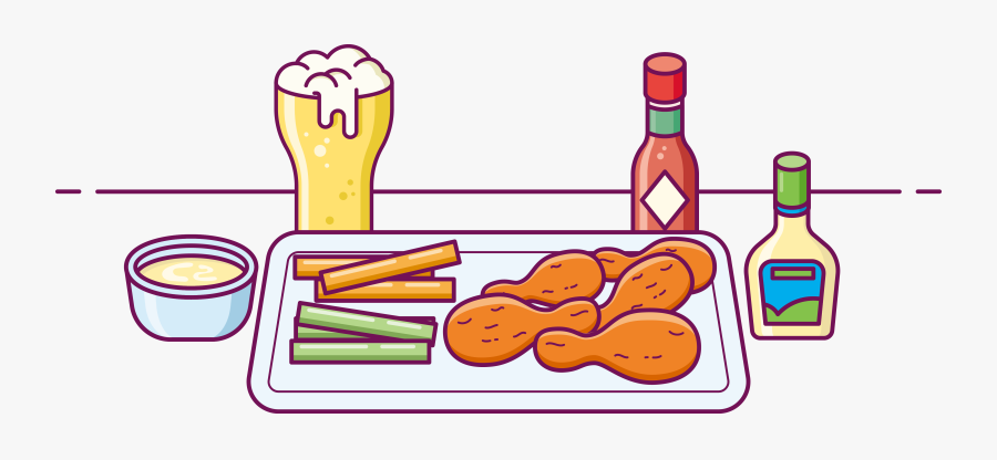 Fried Chicken Buffalo Wing Beer Fast Food - Fried Chicken, Transparent Clipart