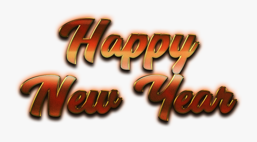 Happy New Year Letter Png Transparent Image - Graphic Design, Transparent Clipart