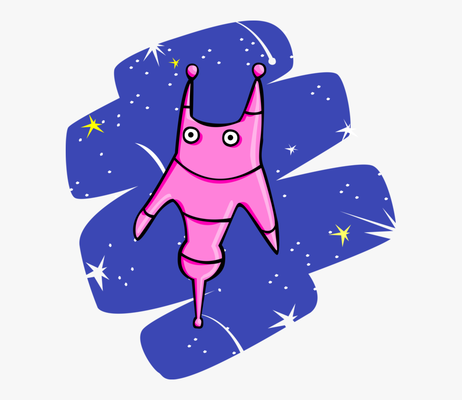 Alien Vector Image Illustration - Cartoon, Transparent Clipart