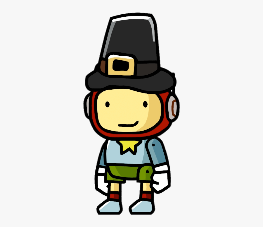 Scribblenauts Maxwell With Pilgrim Hat - Maxwell Scribblenauts Png, Transparent Clipart