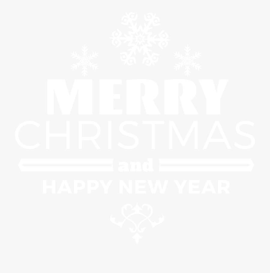 Merry Christmas And Happy New Year Text Png Clip Art, Transparent Clipart