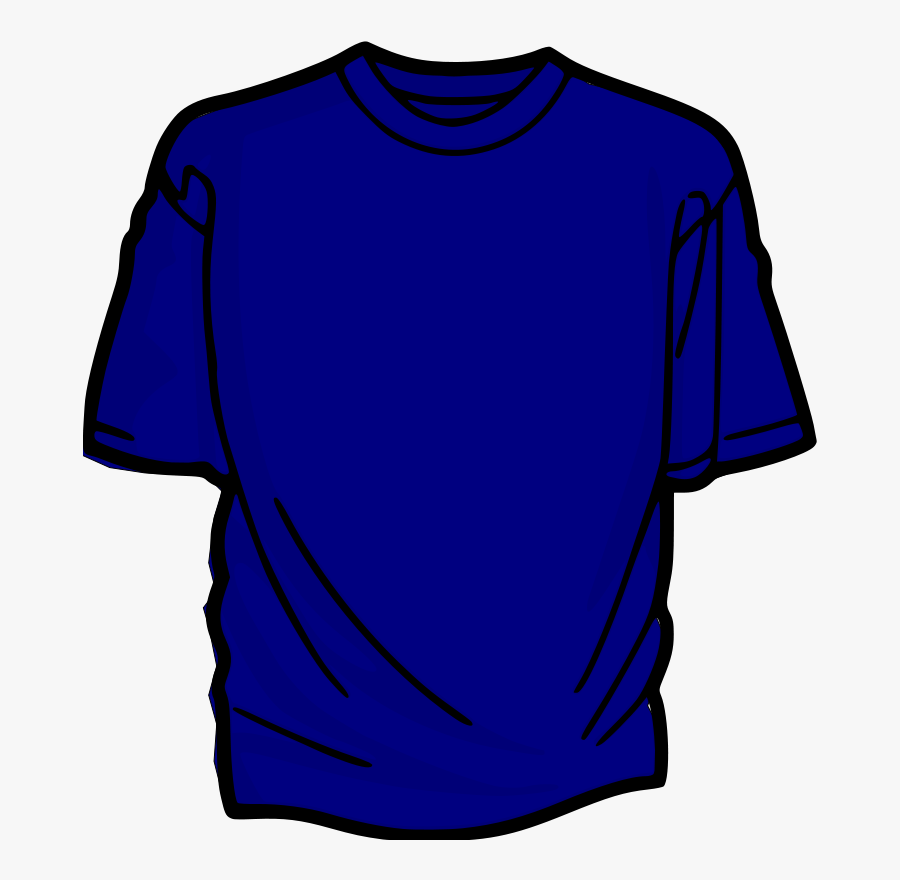 Cartoon Blue Shirt Png, Transparent Clipart
