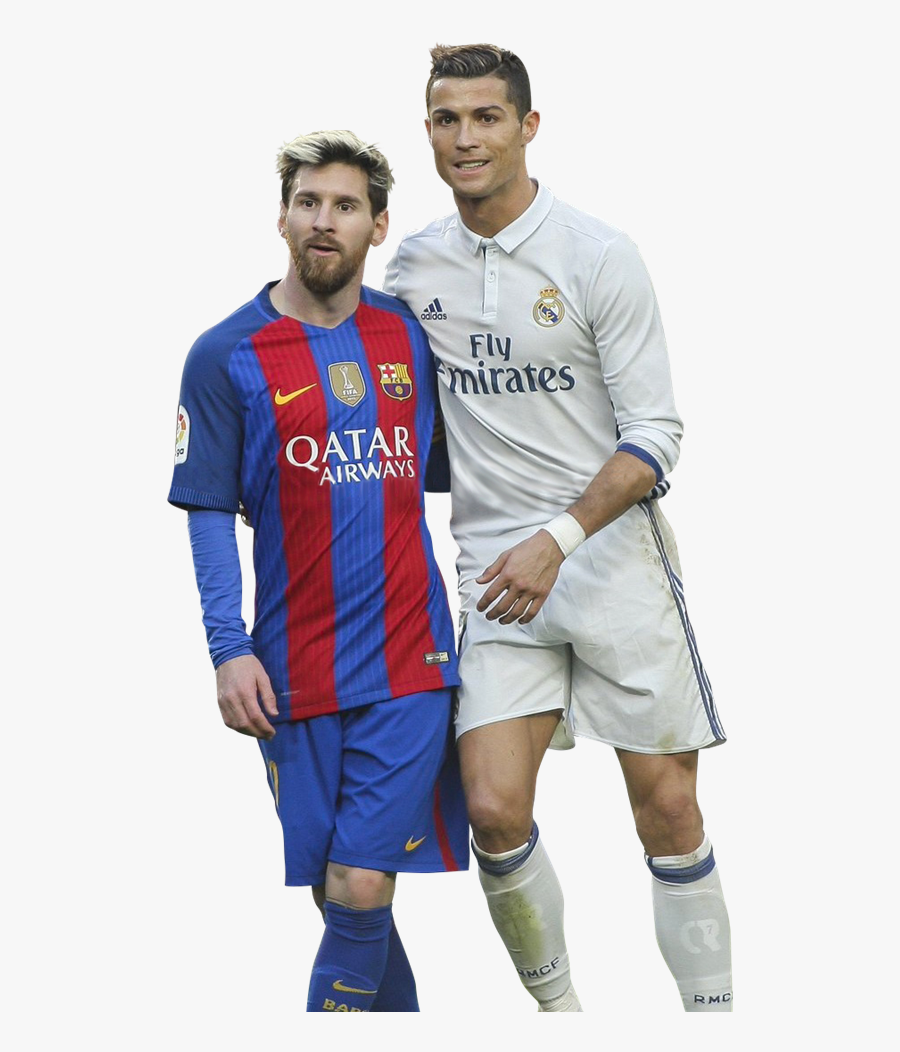 Cristiano Ronaldo Lionel Messi Png Clipart Clipart - Messi And Ronaldo Png, Transparent Clipart