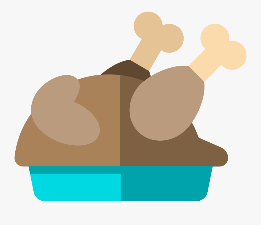 Clipart - Turkey Stock - Chicken Food Icon Clipart, Transparent Clipart