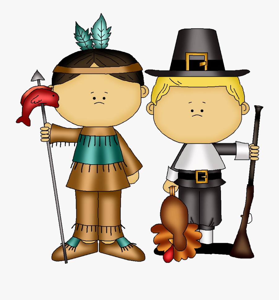 #thanksgiving #indian #pilgrim #boys #freetoedit - Cartoon, Transparent Clipart