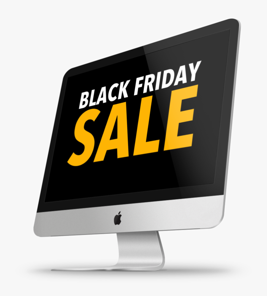 Black Friday Sale - Computer Monitor, Transparent Clipart