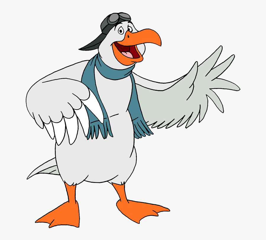 Orville The Albatross Flies Bernard And Bianca Around - Bernard Och Bianca Albatross, Transparent Clipart