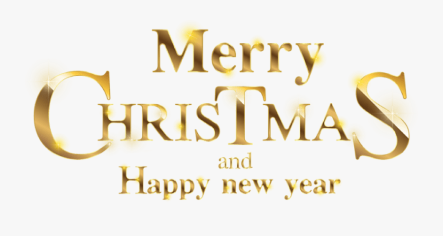 Gold Png Free Images - Gold Merry Christmas Clipart, Transparent Clipart