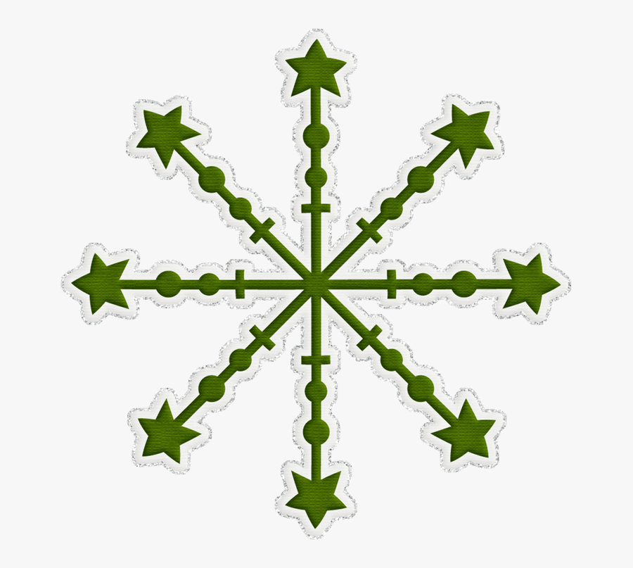 Green Star Snowflake Peppermint Patties, Christmas - Ship Steering Wheel Clipart, Transparent Clipart