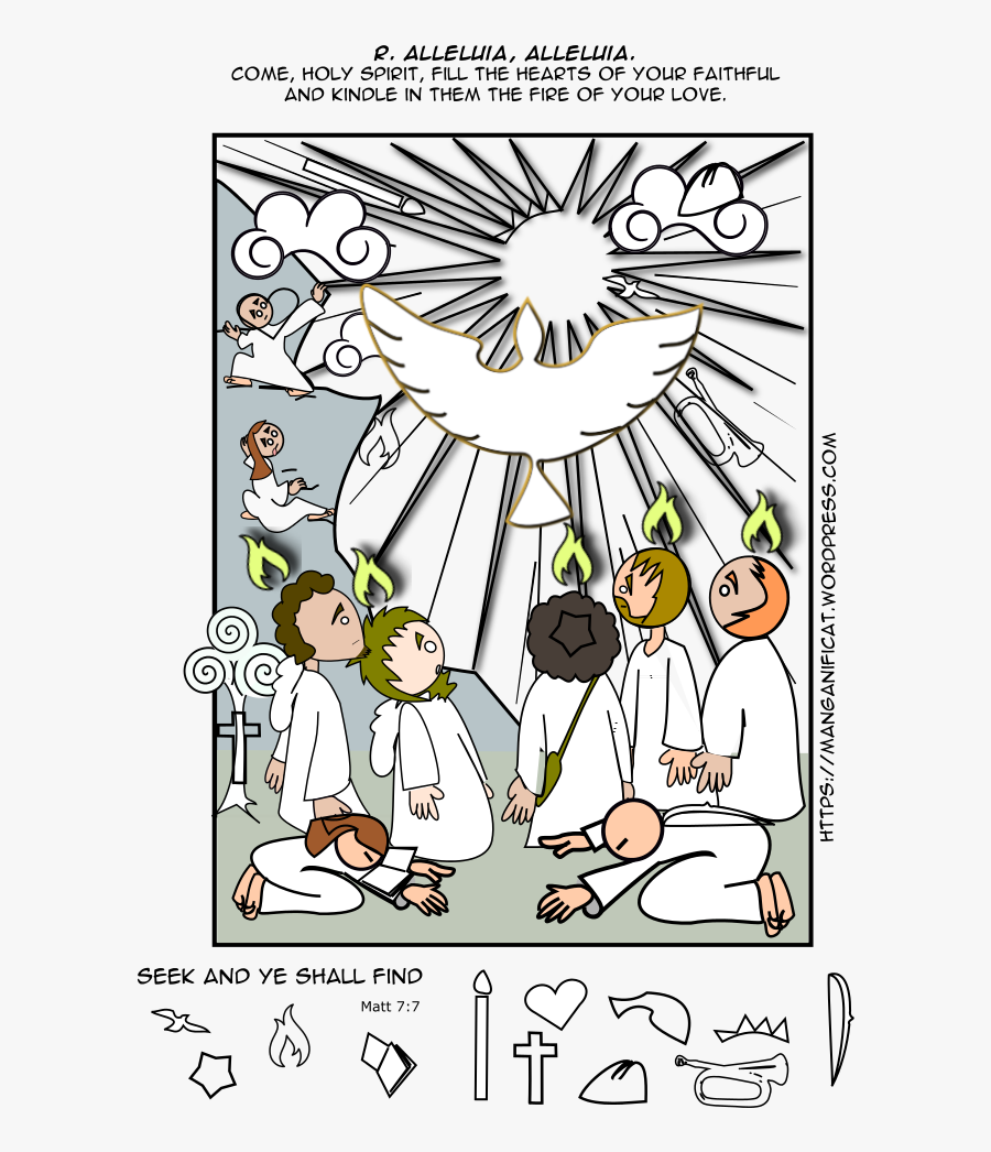 Come Holy Spirit Clip Art - Cartoon, Transparent Clipart