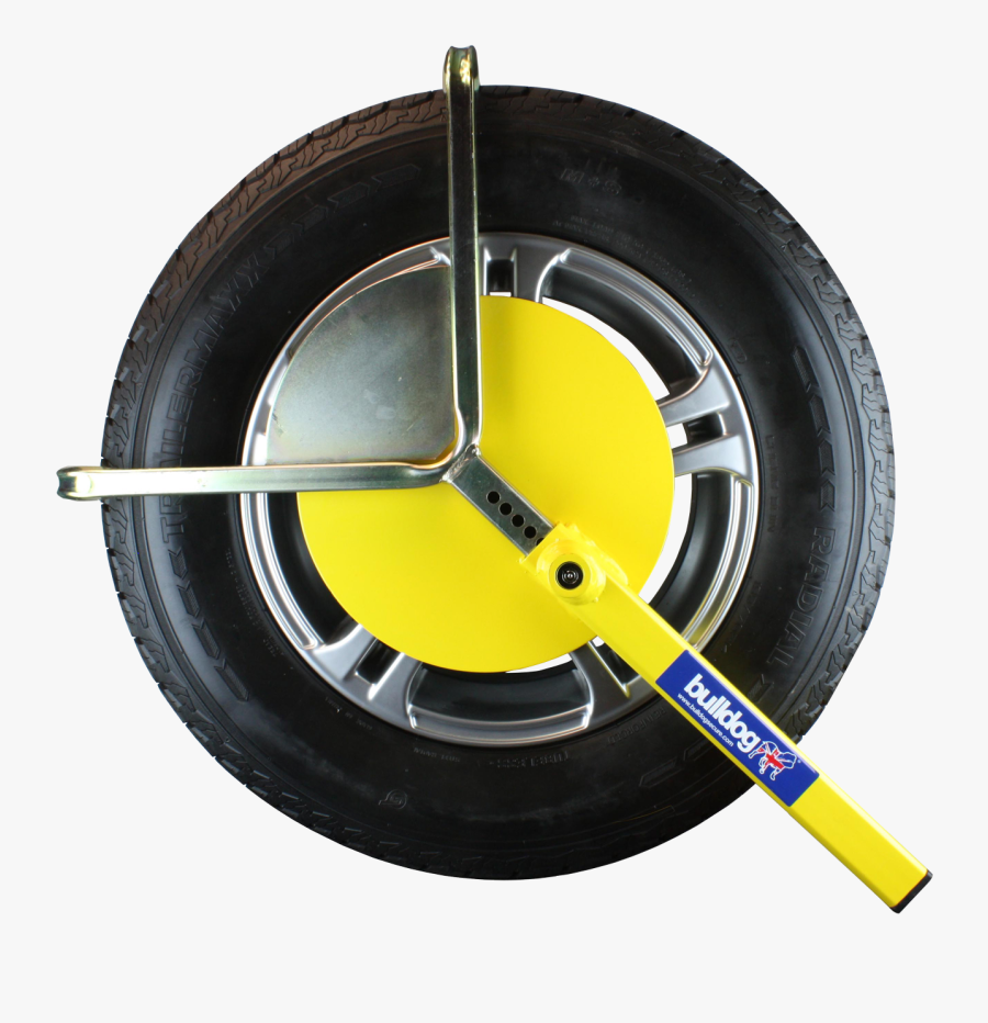 Transparent Wagon Wheels Clipart - Bulldog Wheel Clamp, Transparent Clipart