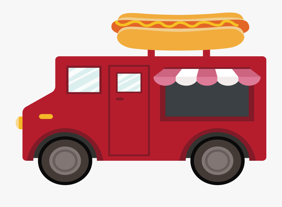 Ice Cream Hot Dog Car Peppermint - Ice Cream Truck Clipart Png, Transparent Clipart