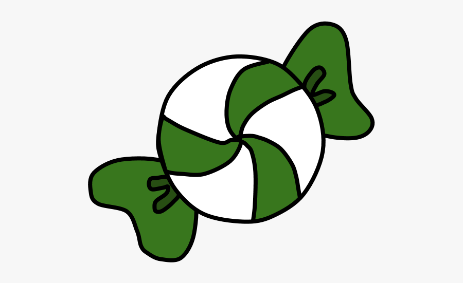 Peppermint Candy, Green And White Clip Art Peppermint , Free