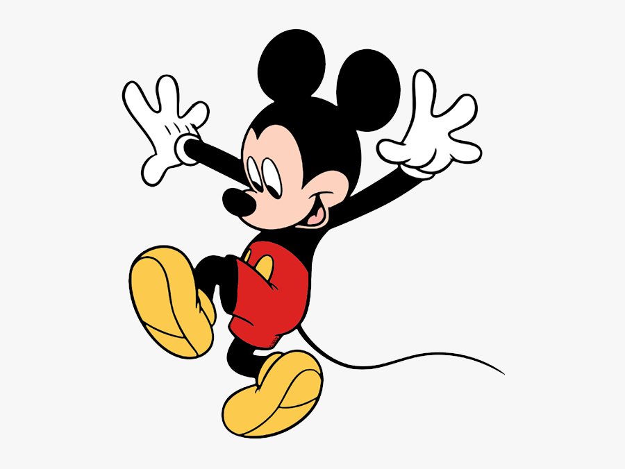 Mickey Mouse Looking Down, Transparent Clipart