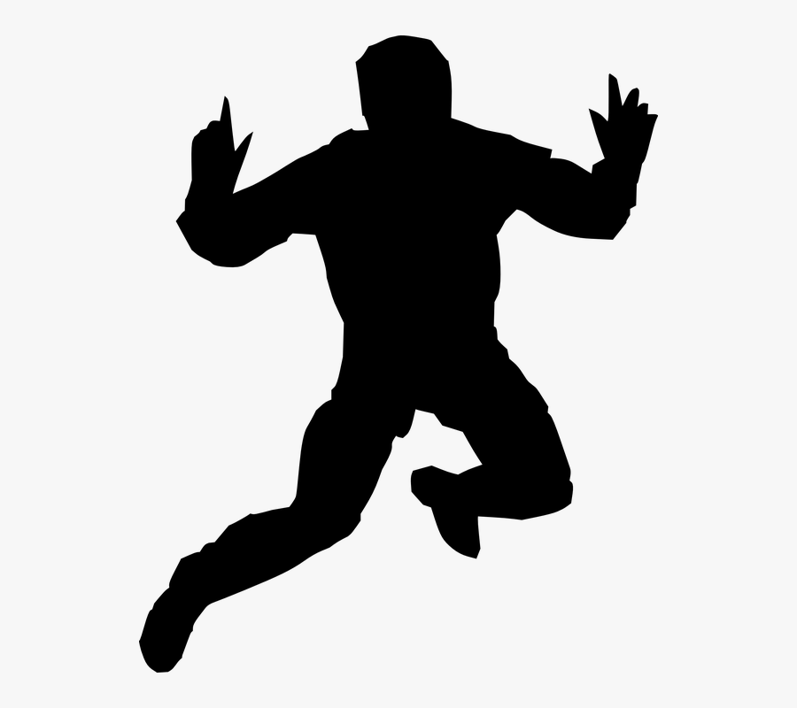 Person Jumping Clipart - Person Jumping Silhouette Png, Transparent Clipart