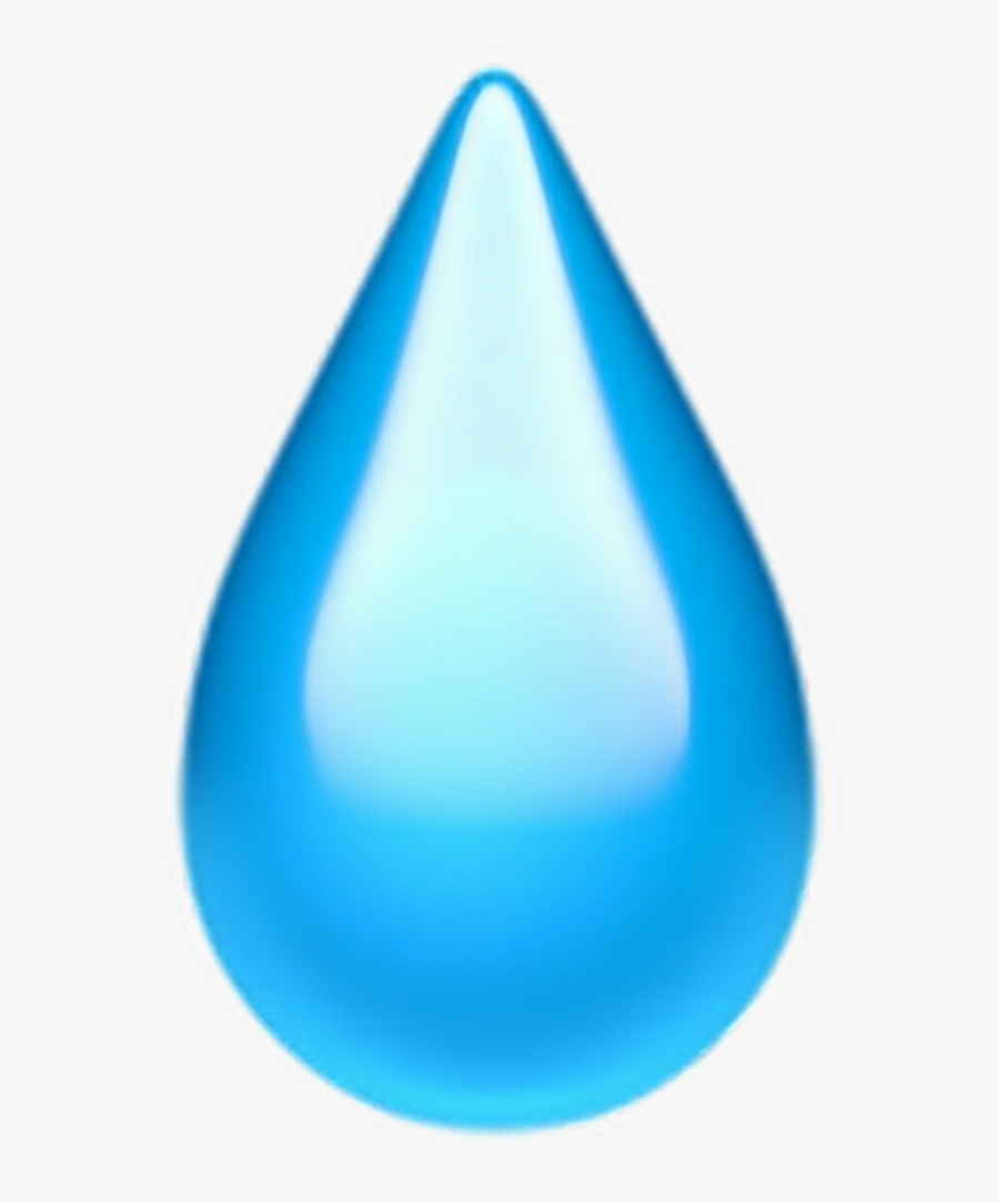 Png Freeuse Teardropemoji Emoji Tear Drop - Water Drop Emoji Png, Transparent Clipart