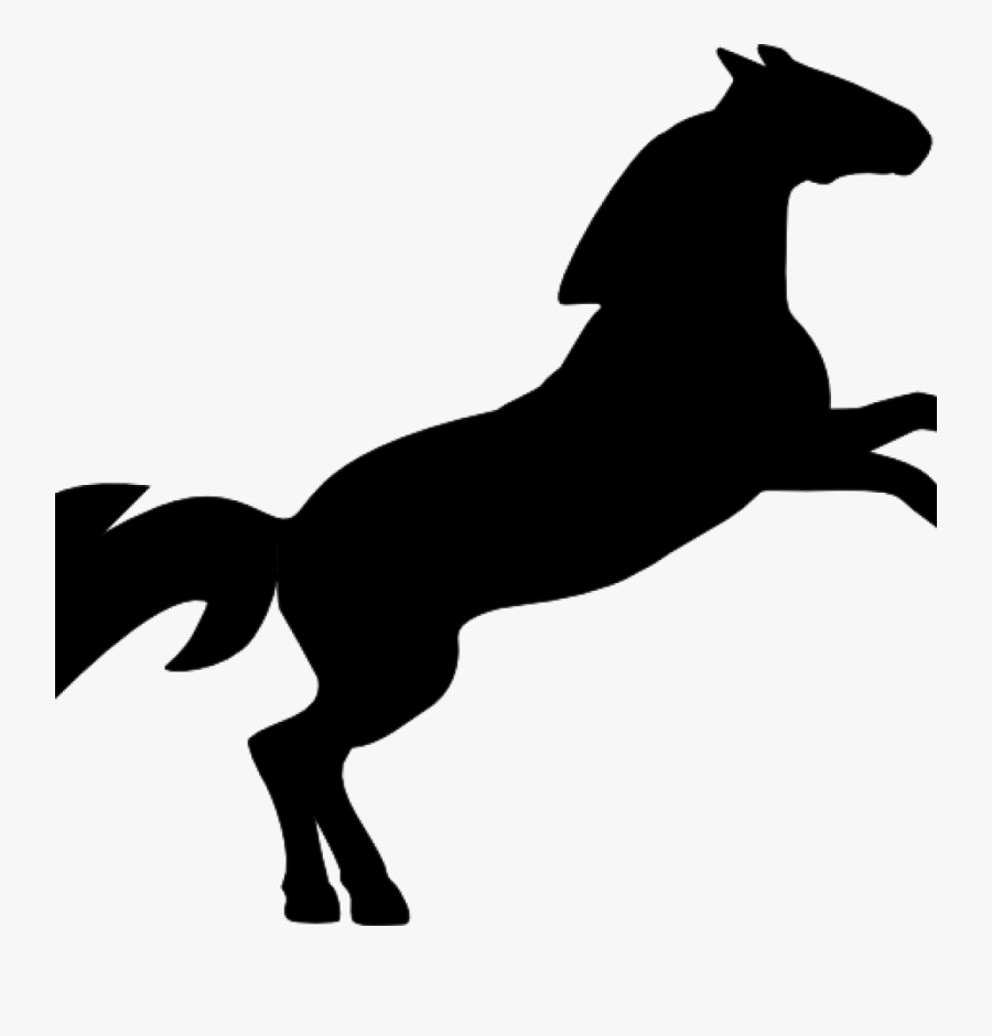 Horse Jumping Clipart Jumping Horse Silhouette Clip - Imagen De Cavalo Sem Fundo, Transparent Clipart