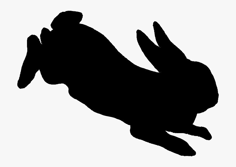 Rabbit Silhouette By Anitess On Clipart Library - Jumping Rabbit Silhouette, Transparent Clipart
